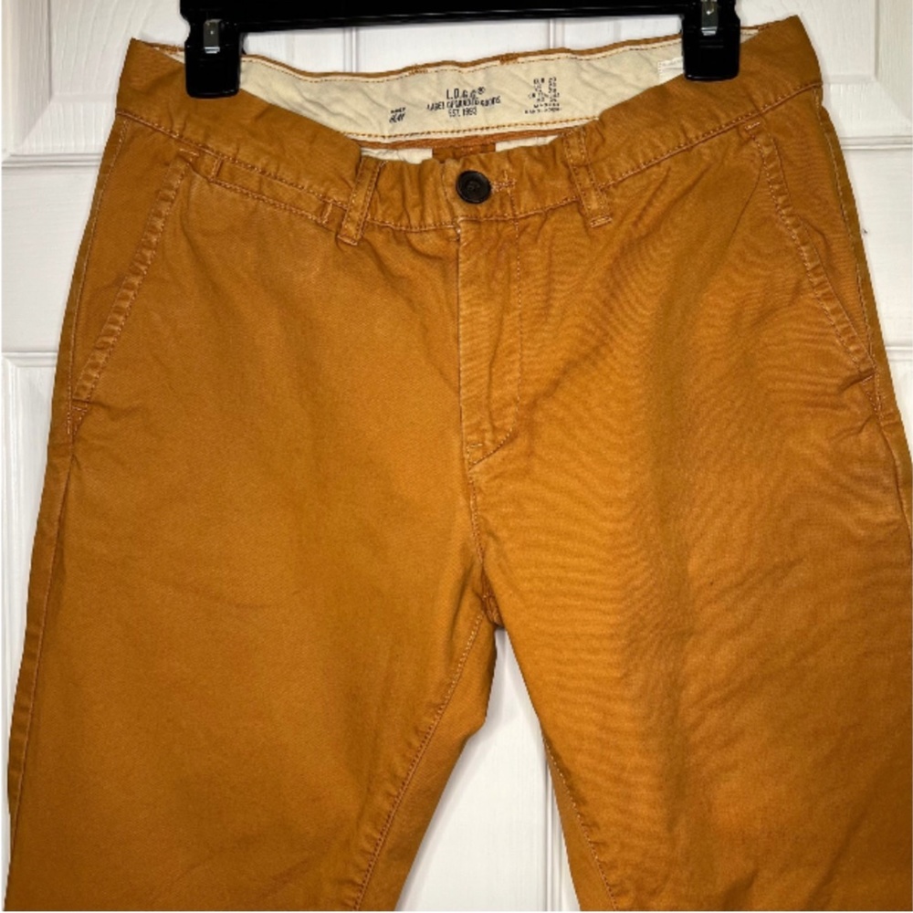 H&M Orange Jeans Size 29 | Slim Fit Pants with Pockets